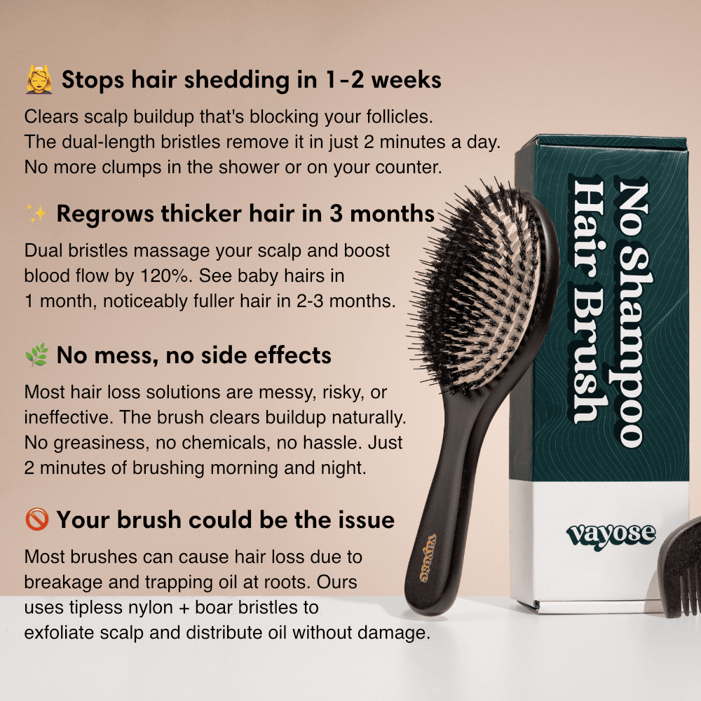 No Shedding Hair Brush