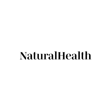 Black text 'Natural Health' on a white background.