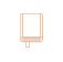 A blurry, light brown placeholder icon of a vertical sign or billboard on a white background.
