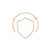 A light brown icon of a shield surrounded by a circular arrow.