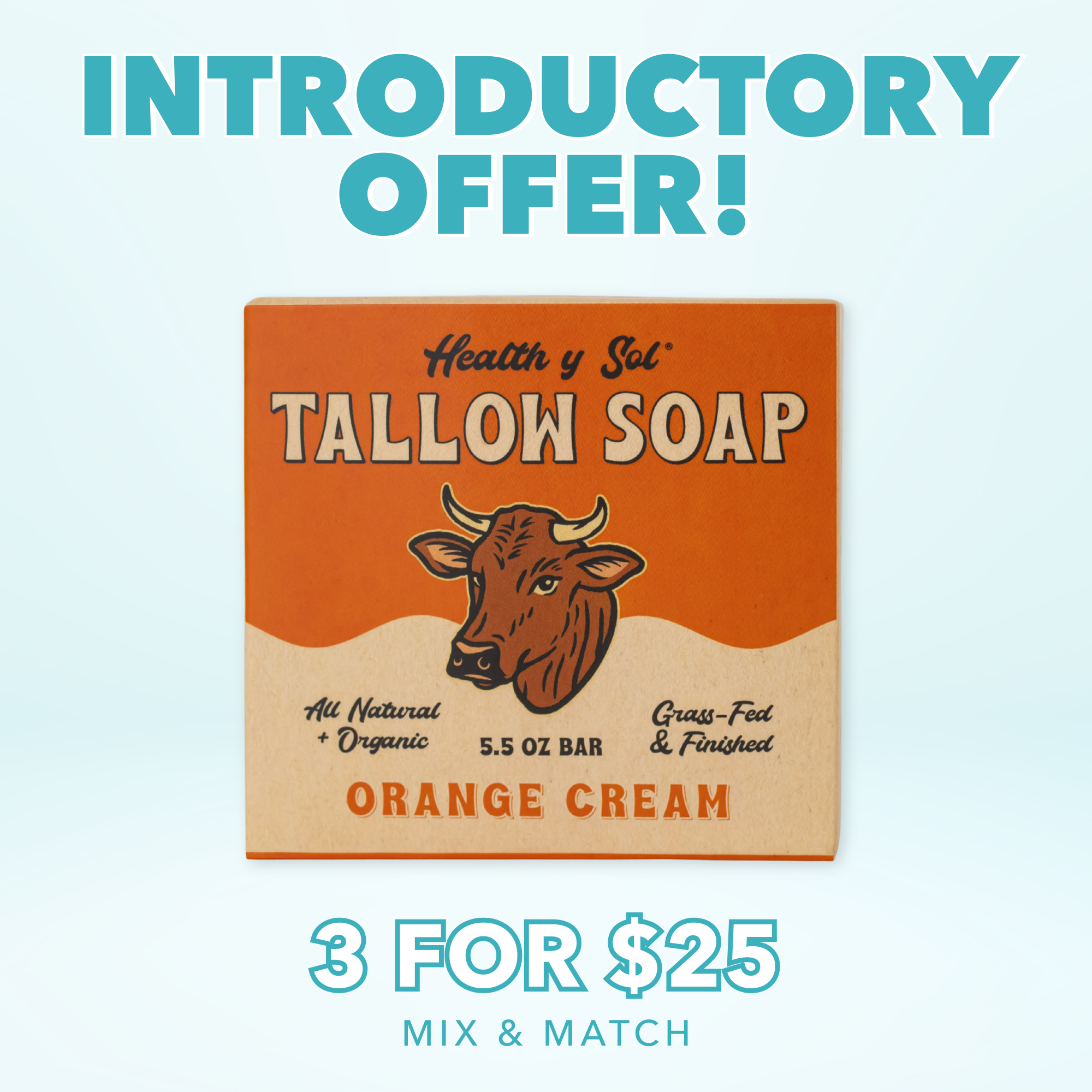 Grass Fed Tallow Bar Soap