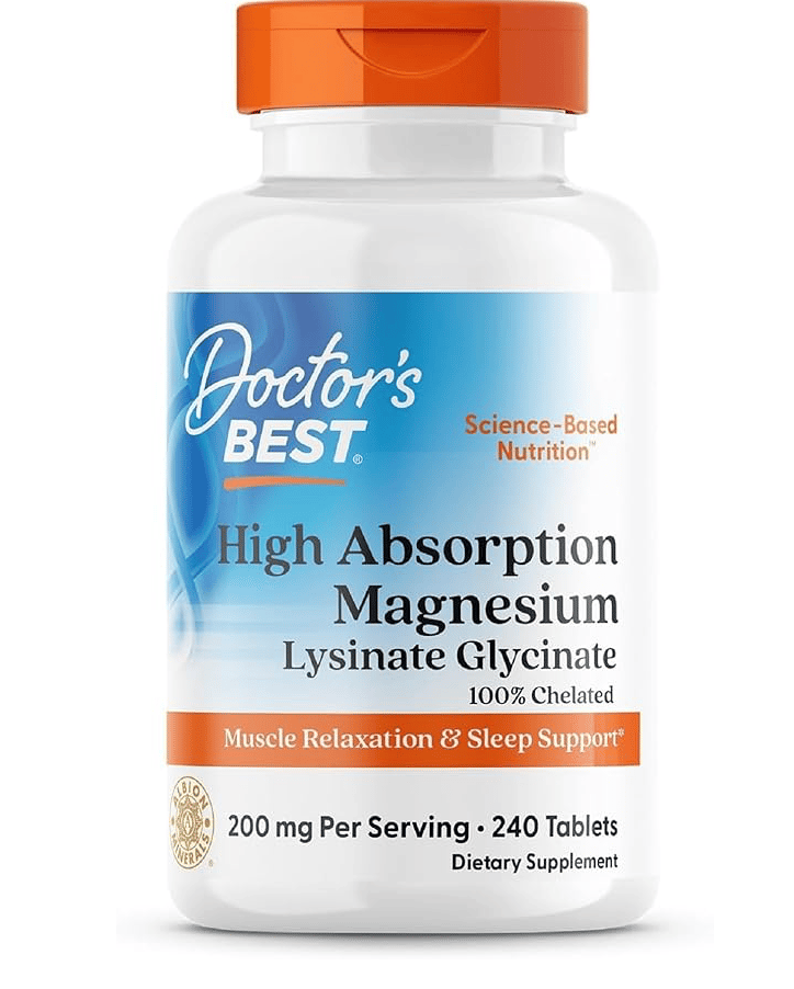Doctor's Best High Absorption Magnesium 200mg