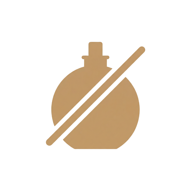 Tan circle with diagonal line through it.