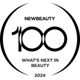 The NewBeauty 100 What's Next in Beauty 2024 logo.