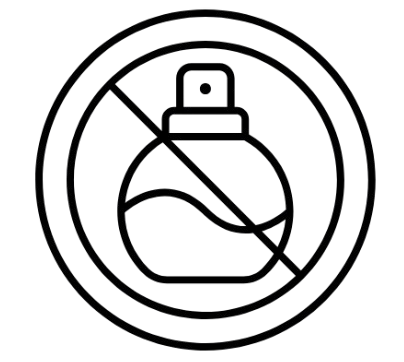 Black and white icon of a crossed-out grenade inside a circle.