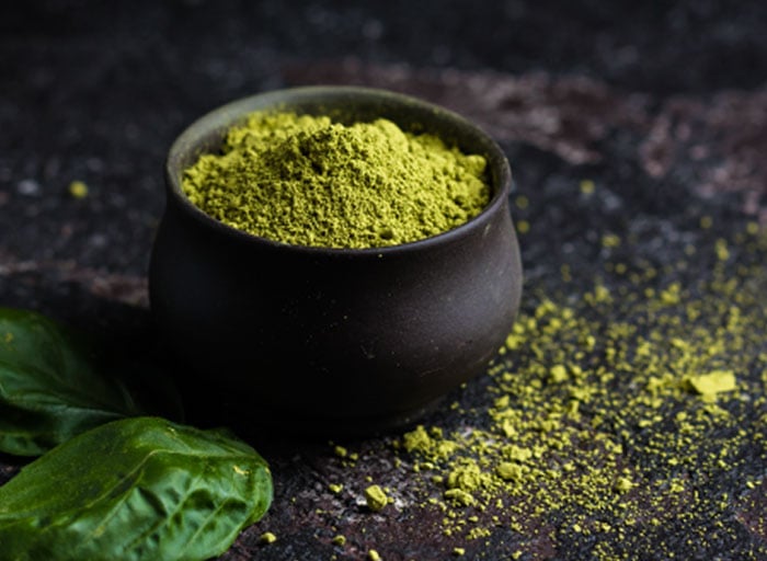 L-Theanine green powder