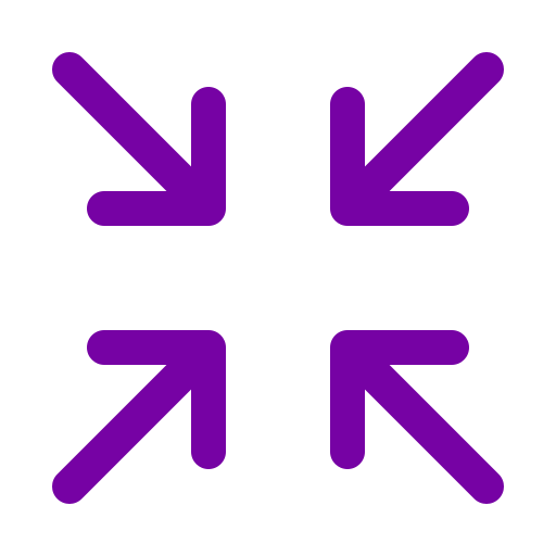 Four purple arrows pointing towards the center.