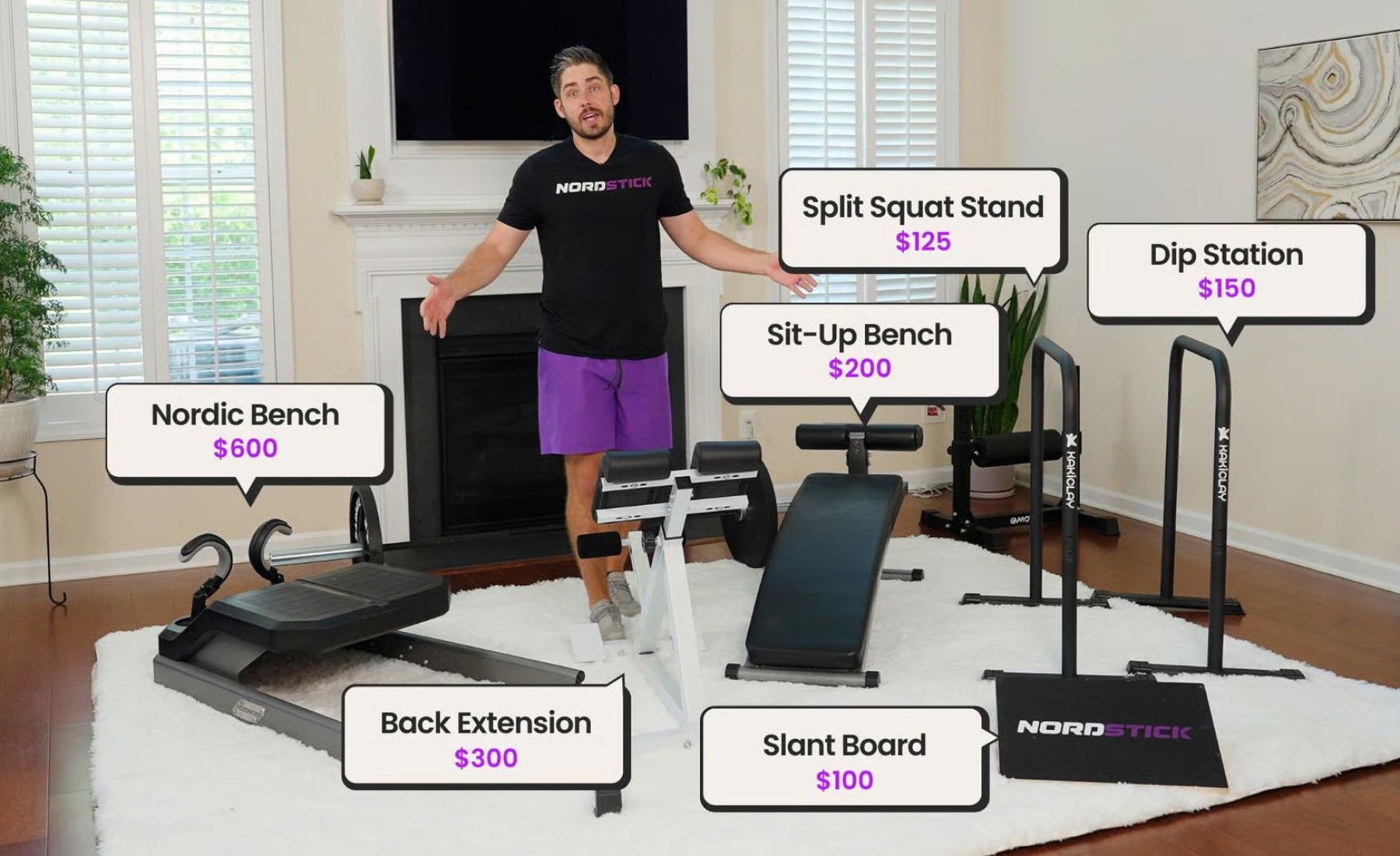 garrett with different machines