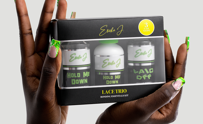 Ericka J Original Lace Trio kit held in hands