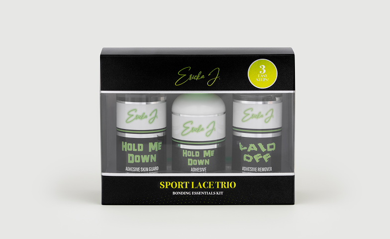 Sport Lace Trio packshot: Ericka J Sport Lace Trio bonding essentials kit