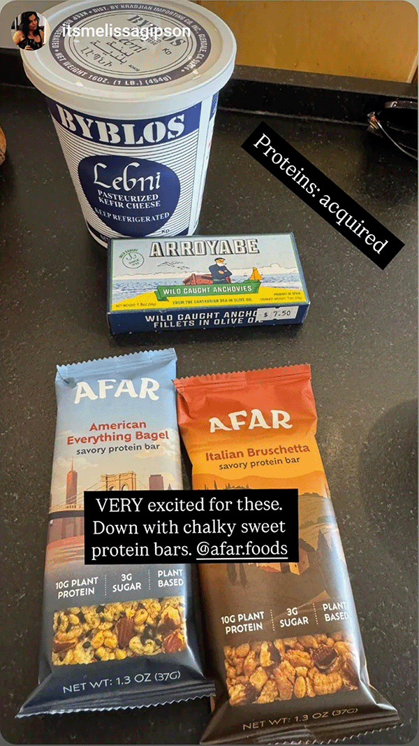 Afar bar on desk