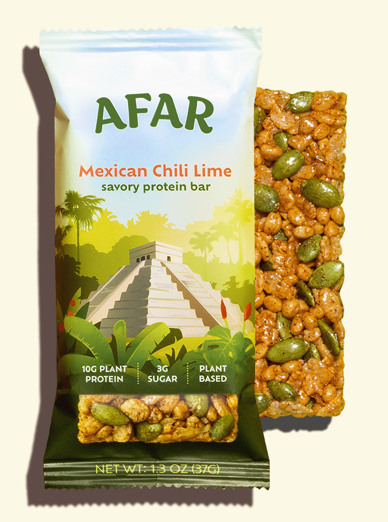 Afar Mexican Chili Lime savory protein bar