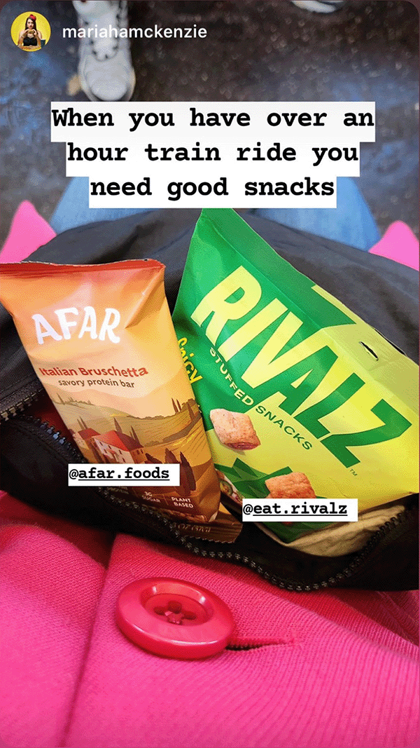 Afar bar in bag