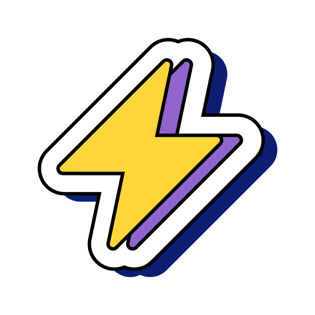 A cartoon fish inside a water droplet shape.