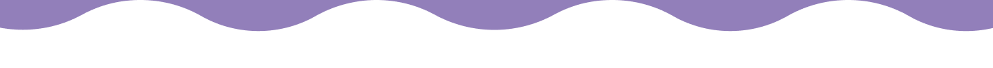 A decorative wavy purple border against a white background.