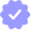 A light purple, starburst-shaped badge with a white checkmark in the center.