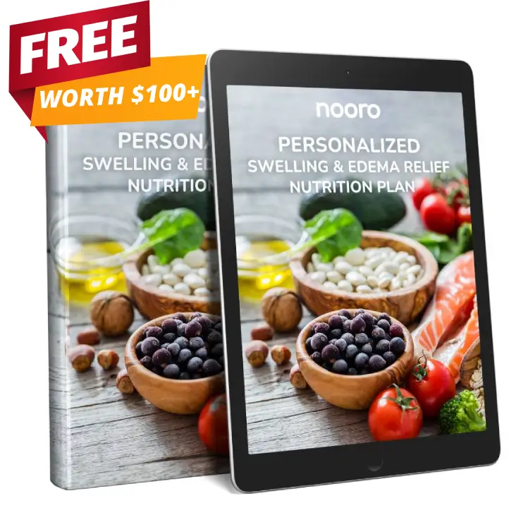 Beauty product bottle and box with pink roses and petals.