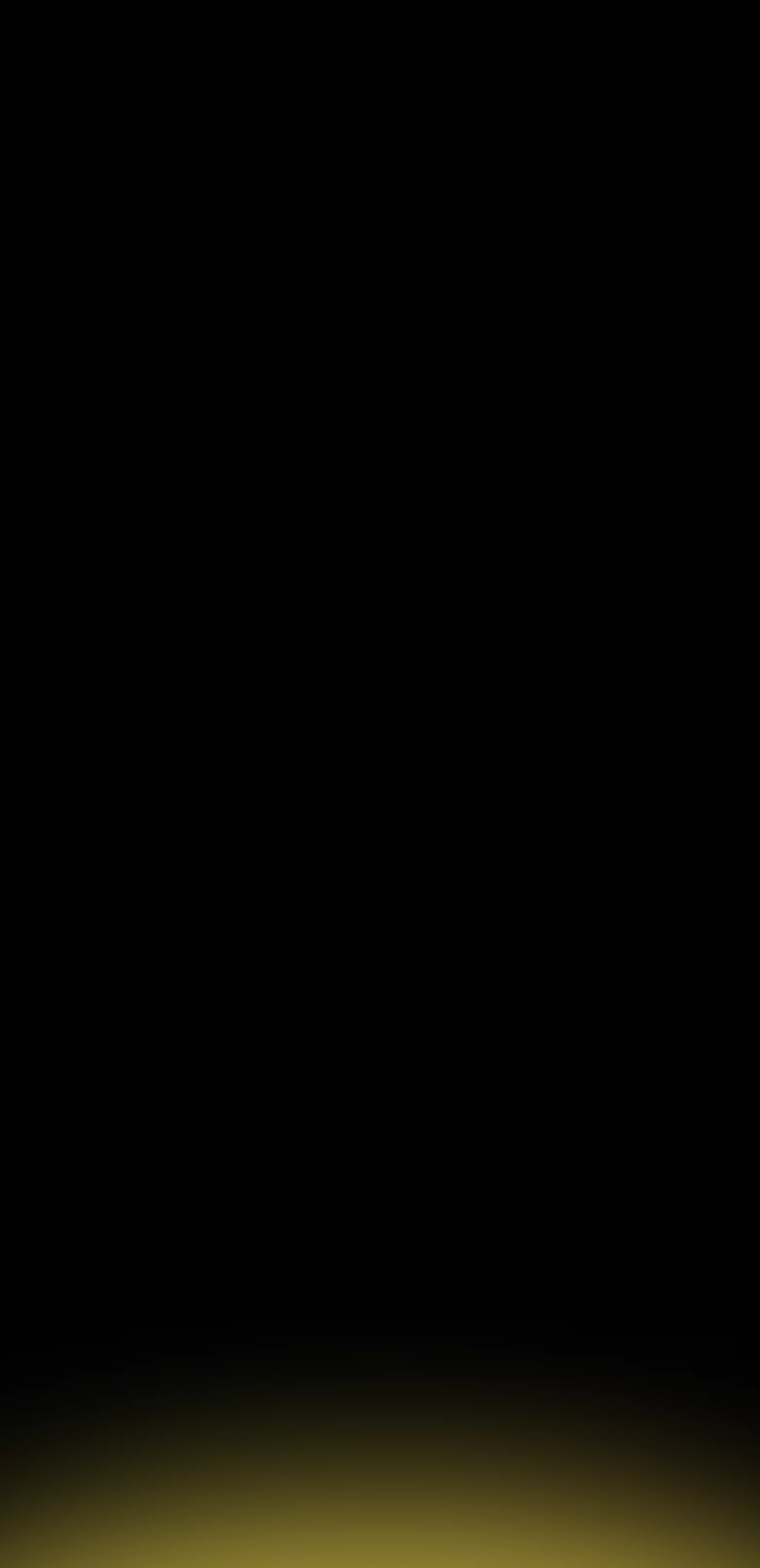 Black background with a subtle yellow gradient at the bottom.