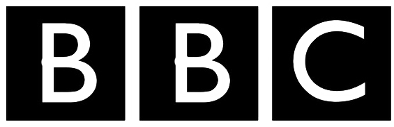 The BBC logo, showing the letters B, B, and C in white, each inside a black square.
