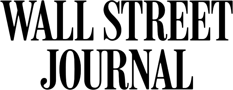 The Wall Street Journal logo, with the words in a black serif font on a white background.