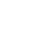 Simple white car icon on a transparent background.