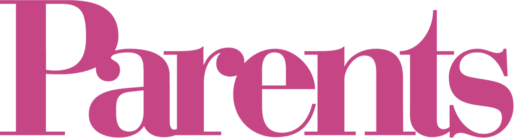 The word 'Parents' in a stylized, magenta serif font against a black background.