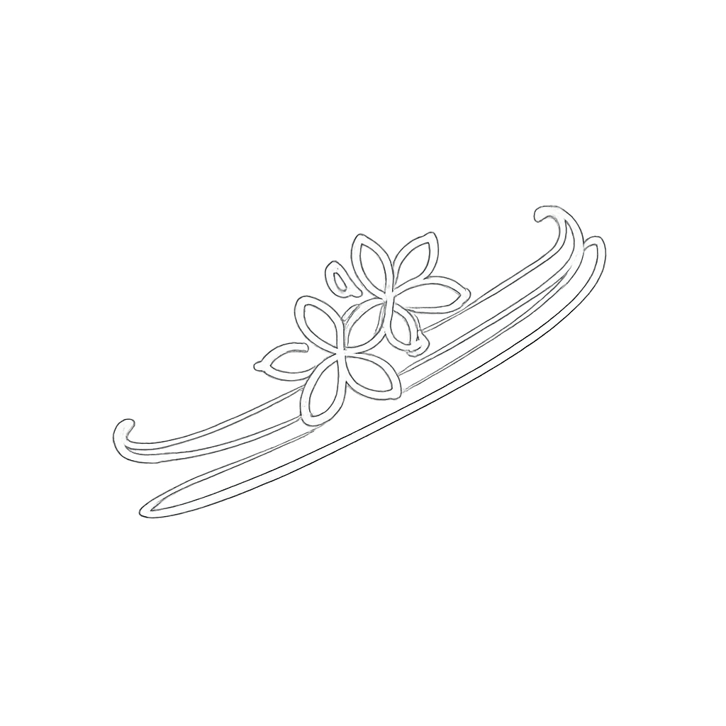 Glowing floral illustration against a dark background.