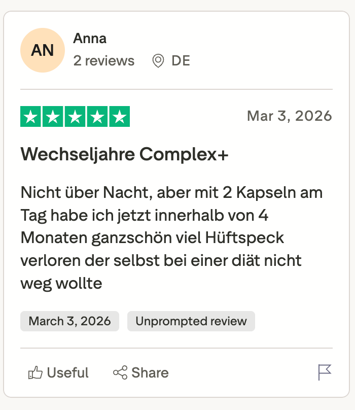 Trustpilot-Bewertung von Anna, 5 Sterne