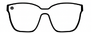 A black and white line drawing of a pair of sunglasses.
