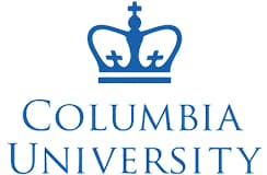 Columbia University logo with a crown symbol above the text.