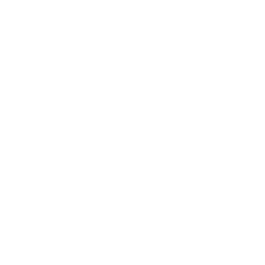 White outline of a flexed bicep on a black background.