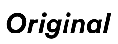 Black and white abstract line design on white background.