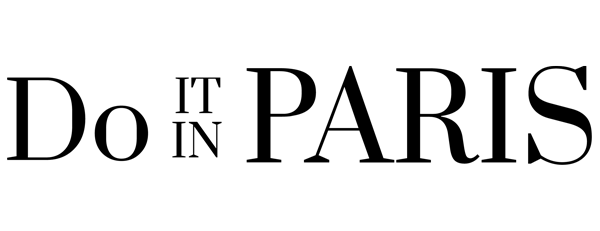 Black text reading 'Do it in Paris' on white background.