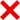 Red circle with a white cross inside, indicating an error or close symbol.