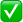A green check mark icon on a white background.