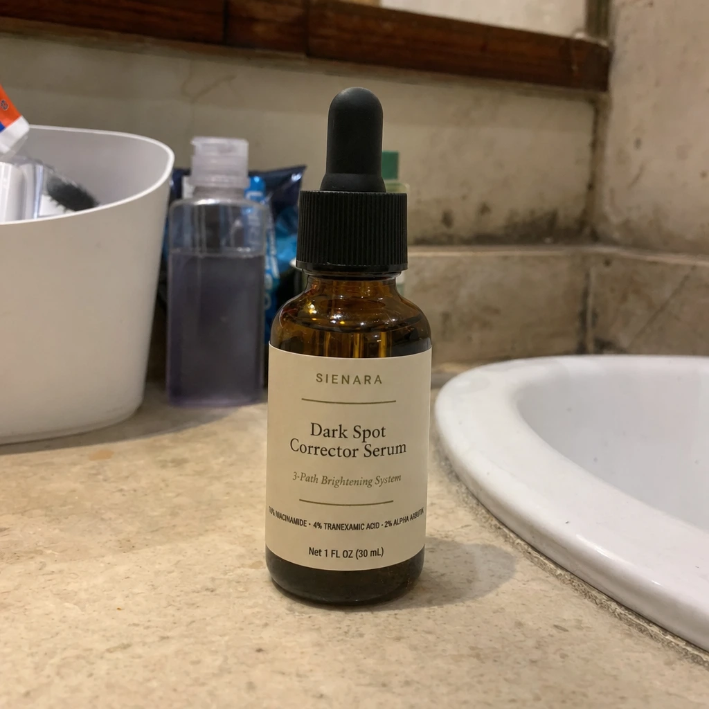 Customer photo with Sienara Dark Spot Corrector Serum