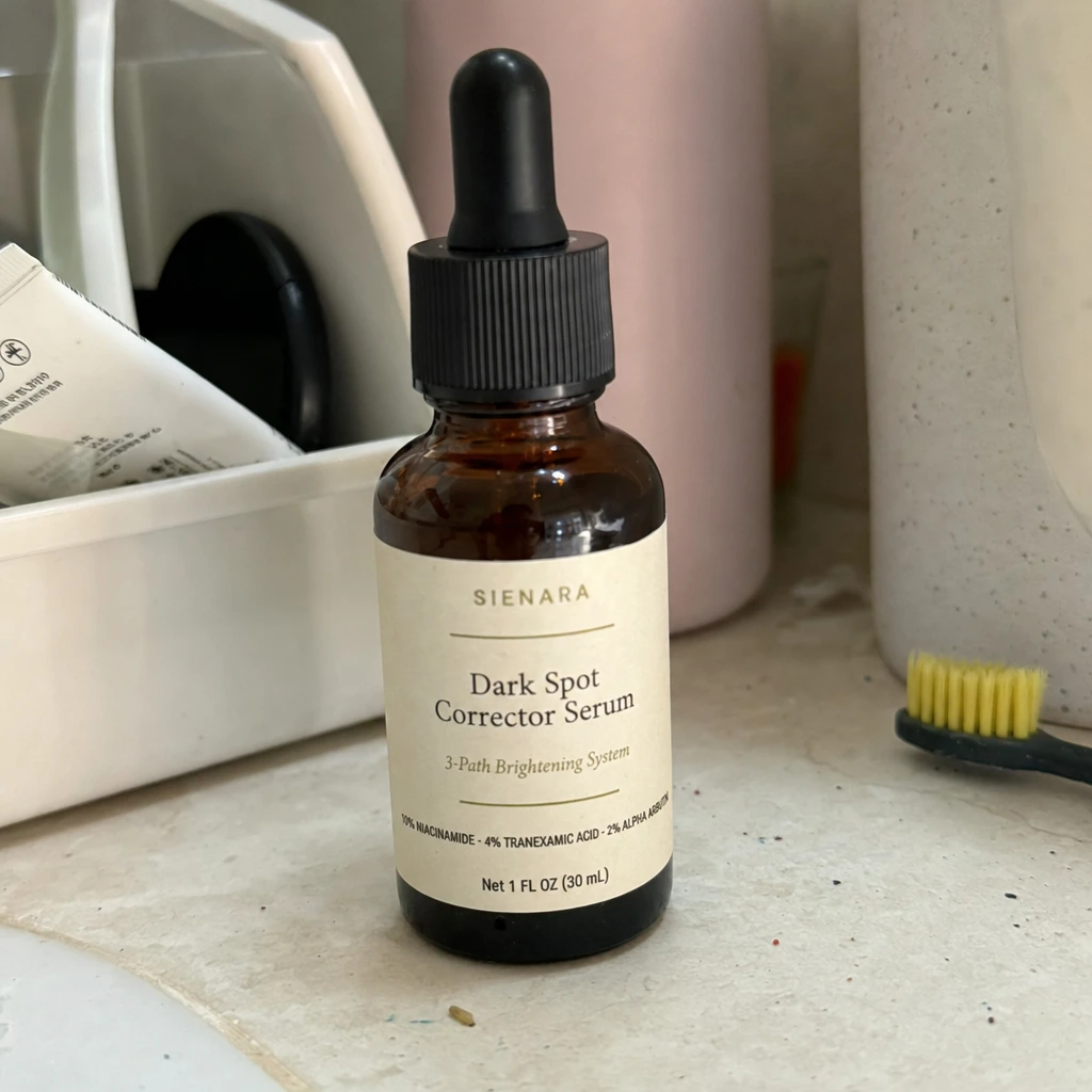 Customer photo with Sienara Dark Spot Corrector Serum