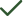 A drawing of a green checkmark on a transparent background.