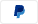A low-resolution, pixelated icon of the blue PayPal logo.