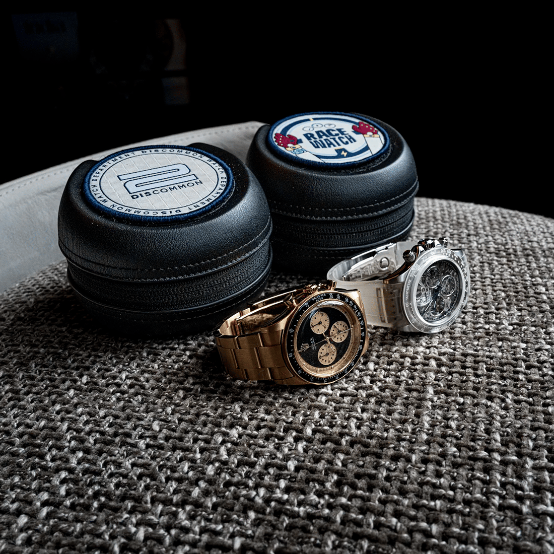 Tracker Pucks with interchangeable patches