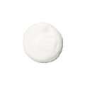 A mound of fine white powder on a clear background.