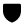 A simple black shield icon with a soft, blurred edge.