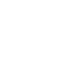 White Facebook logo on a black background.