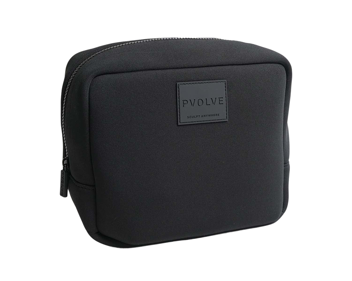 Black rectangular bag with 'P.VOLVE Sculpt Anywhere' label on front.