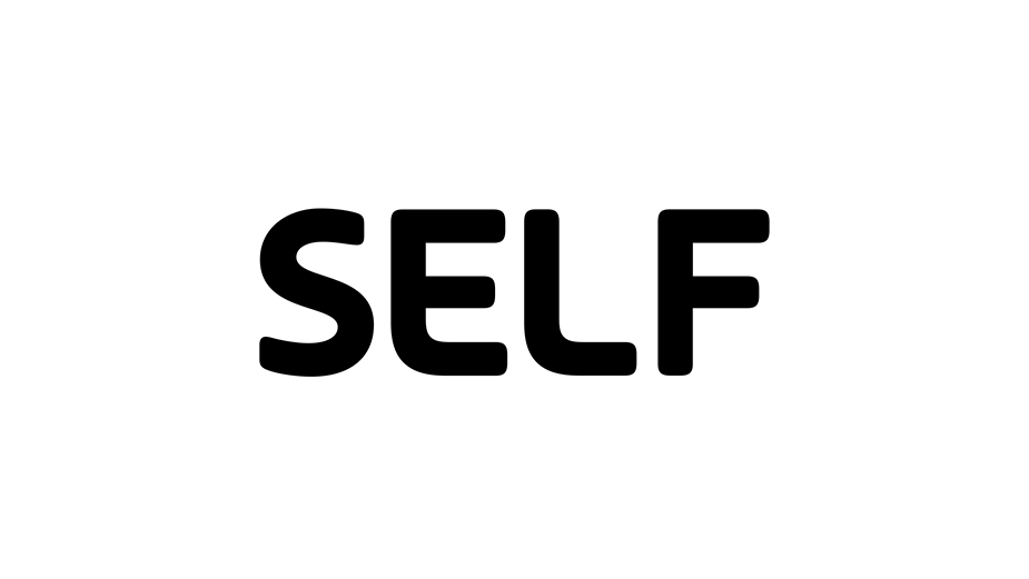 The word SELF in a bold, black font on a white background.