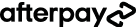 Logo with the word 'afterpay' and a stylized arrow symbol.
