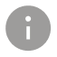 A gray circle with a lowercase letter 'i' inside, representing an information icon.