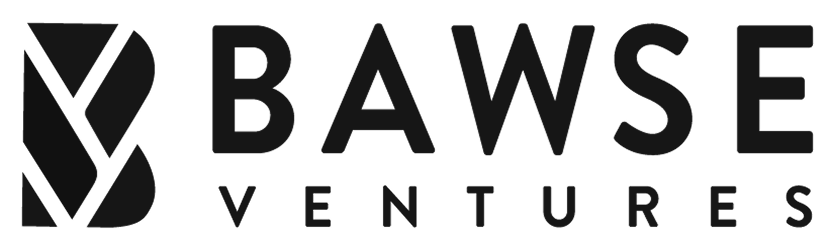 The logo for Bawse Ventures, with an abstract symbol to the left of the company name.