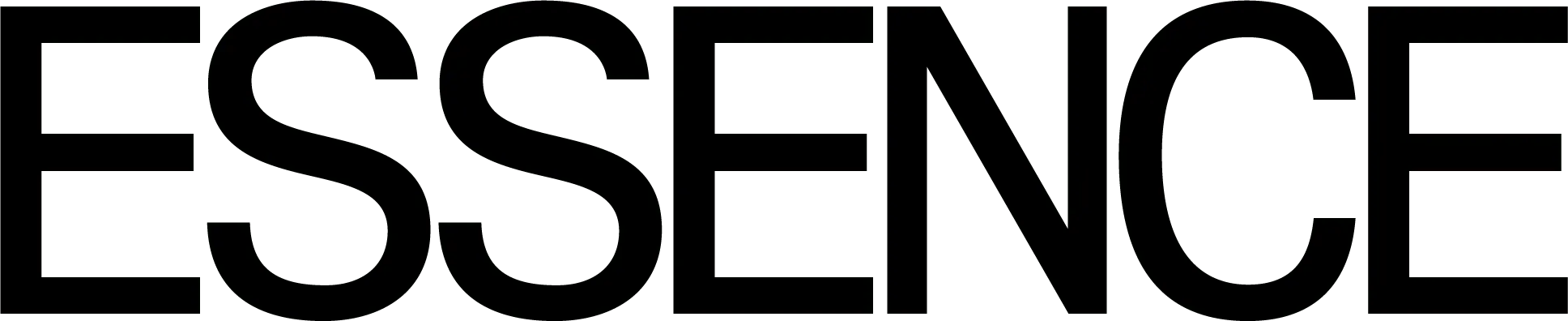 The word ESSENCE in black, capitalized, sans-serif letters on a white background.