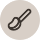 Icon of a paintbrush on a circular background.